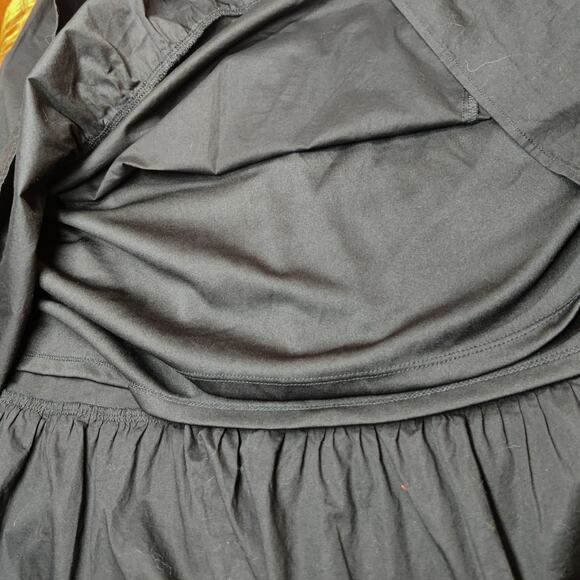 NWT Torrid Cotton Poplin Sheer Lace Waist Tie Back Tiered Midi Dress 3X Classic - Picture 10 of 16